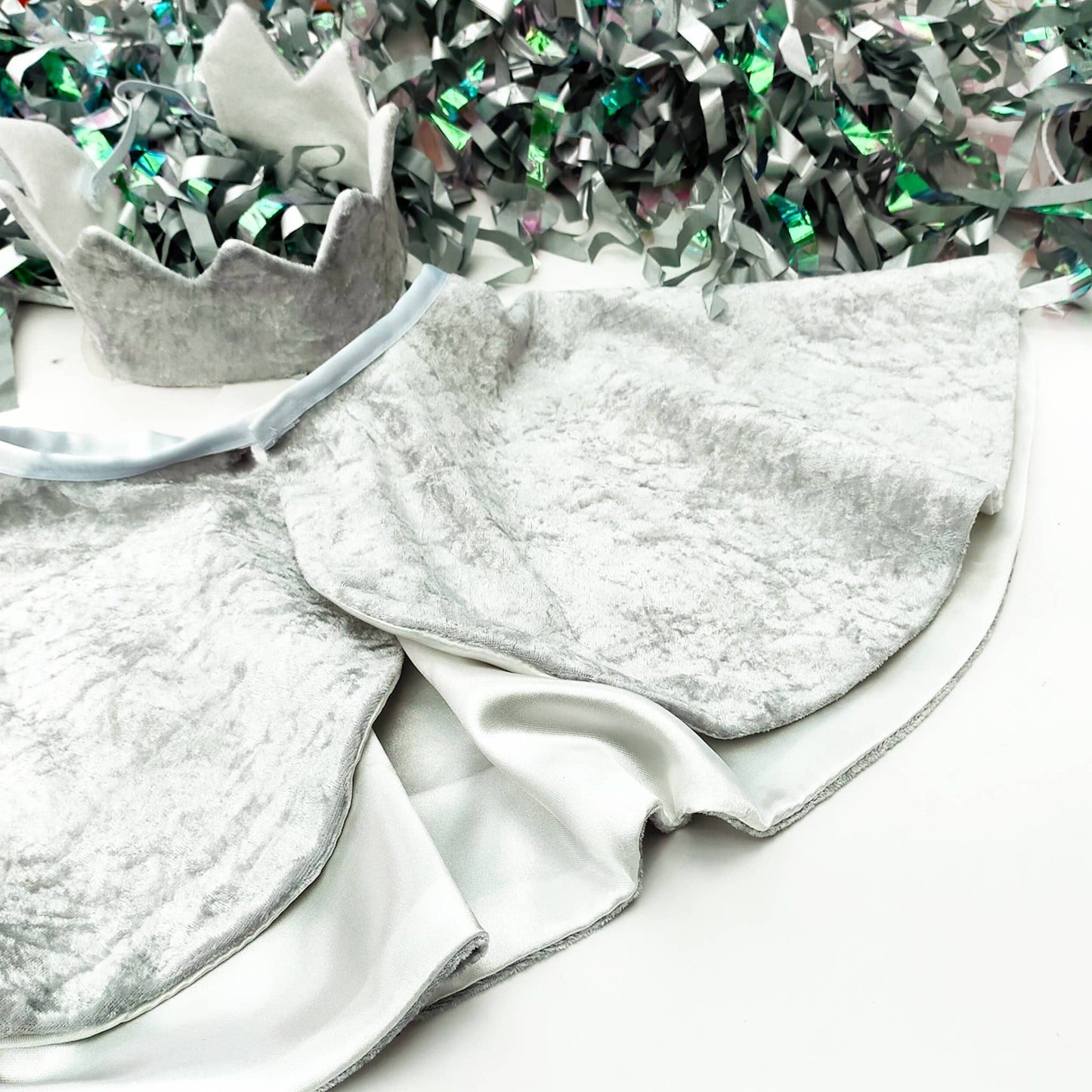 Velvet Cape and Crown Set